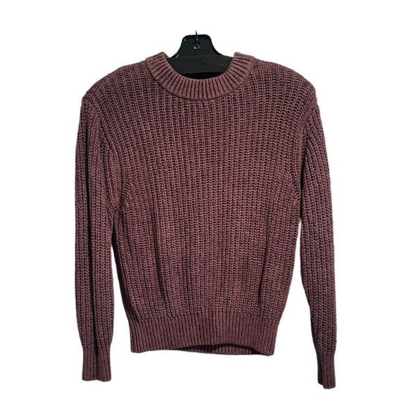 Aritzia Wilfred Sweater Crew Neck Wine size XS - Picture 5 of 9